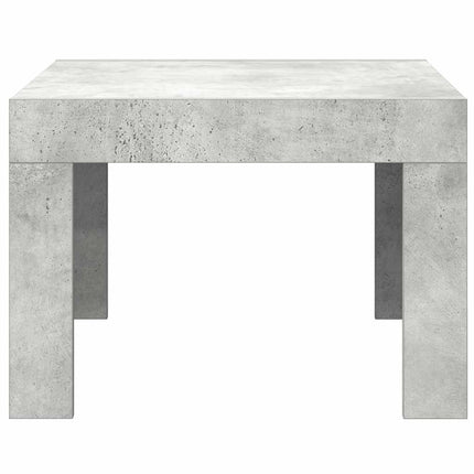 Soffbord betonggrå 50x50x35 cm konstruerat trä
