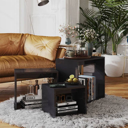 Satsbord 3 St Åldrat Trä Konstruerat Trä