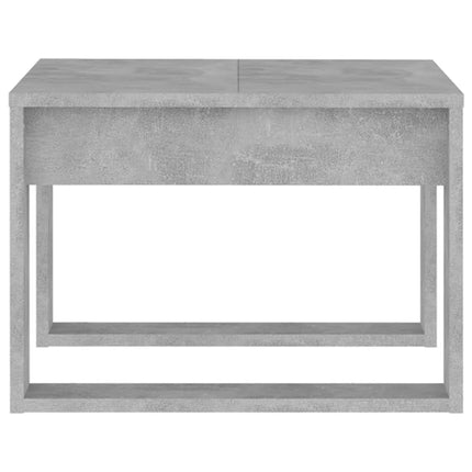 Sidobord betonggrå 50x50x35 cm konstruerat trä
