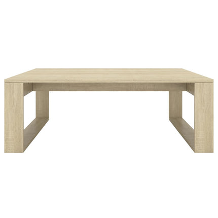 Soffbord sonoma-ek 100x100x35 cm konstruerat trä