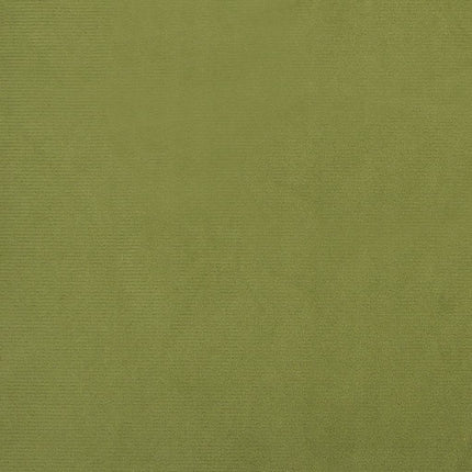 Fotpall ljusgrön 78x56x32 cm sammet