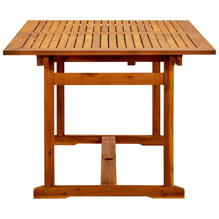 Trädgårdsbord (150-200)x100x75 cm massivt akaciaträ