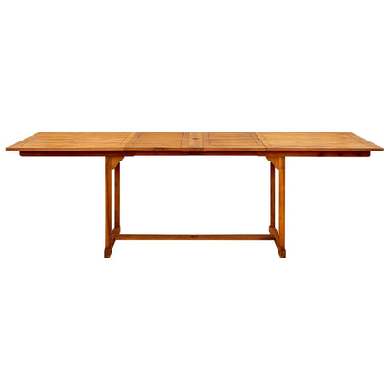 Trädgårdsbord (160-240)x100x75 cm massivt akaciaträ
