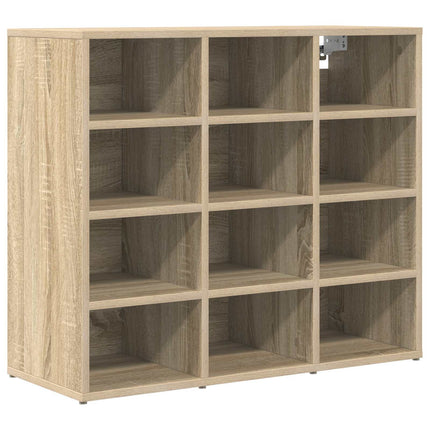 Skoskåp med hylla Sonoma-ek 77,5 x 30 x 67 cm Konstruerat trä
