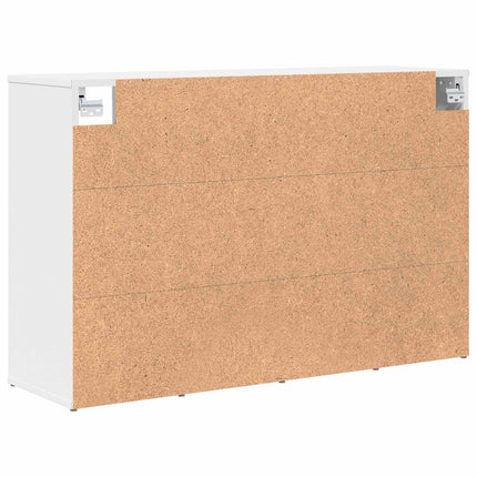 Skoskåp 103 x 30 x 67 cm Konstruerat trä Vit