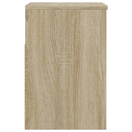 Skobänk sonoma-ek 60x30x45 cm konstruerat trä