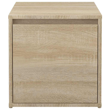 Låda sonoma-ek 40,5x40x40 cm konstruerat trä