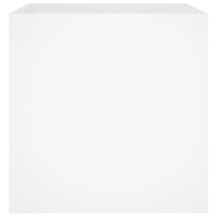 Odlingslåda vit 40x40x40 cm konstruerat trä