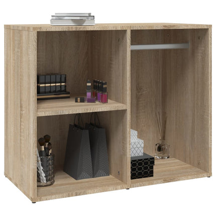 Klädskåp sonoma-ek 80x40x65 cm konstruerat trä