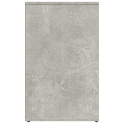Klädskåp betonggrå 80x40x65 cm konstruerat trä