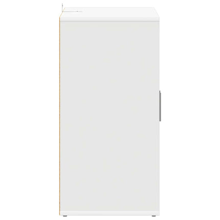 Skoskåp vit 60x35x70 cm konstruerat trä