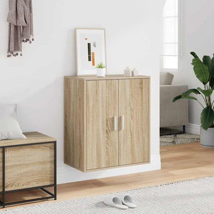 Skoställ sonoma-ek 60x35x70 cm konstruerat trä