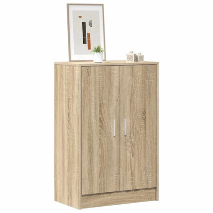 Skoskåp sonoma-ek 60x35x92 cm konstruerat trä