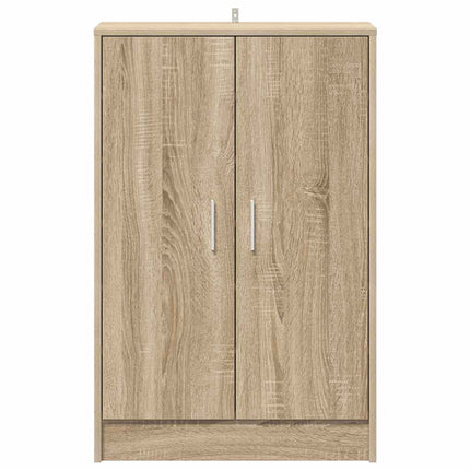 Skoskåp sonoma-ek 60x35x92 cm konstruerat trä