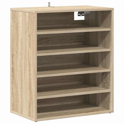 Skoställ sonoma-ek 60x35x70 cm konstruerat trä