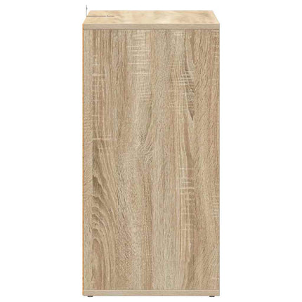 Skoställ sonoma-ek 60x35x70 cm konstruerat trä