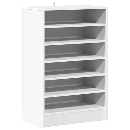 Skoskåp vit 60x35x92 cm konstruerat trä