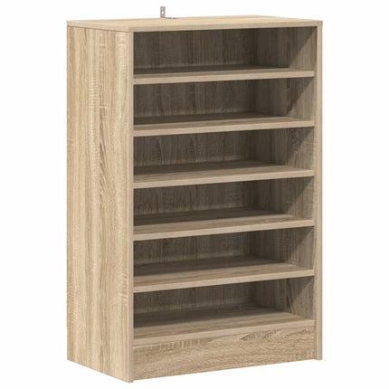 Skoskåp sonoma-ek 60x35x92 cm konstruerat trä