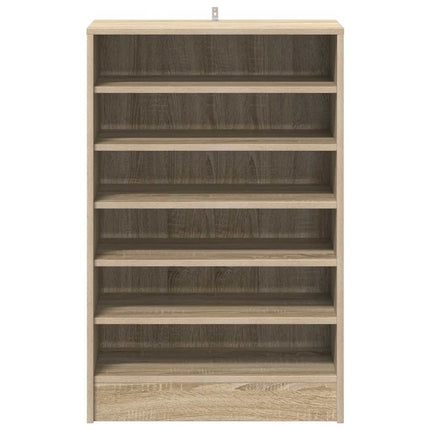 Skoskåp sonoma-ek 60x35x92 cm konstruerat trä
