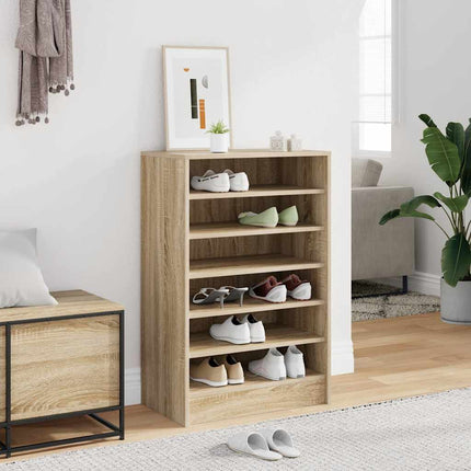 Skoskåp sonoma-ek 60x35x92 cm konstruerat trä