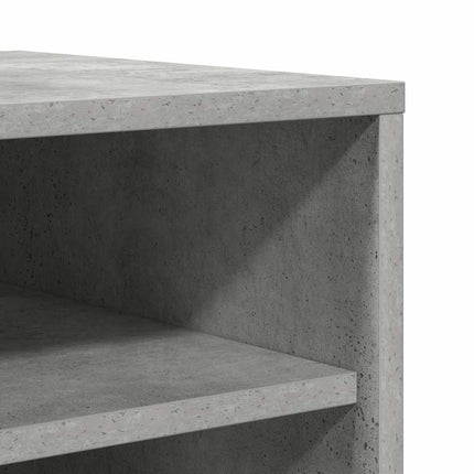 Skoskåp betonggrå 60x35x92 cm konstruerat trä