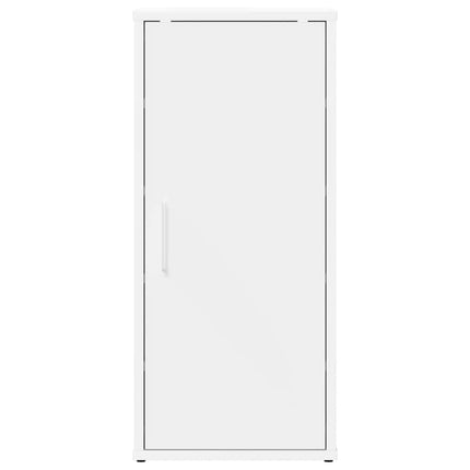 Skoskåp vit 32x35x70 cm konstruerat trä