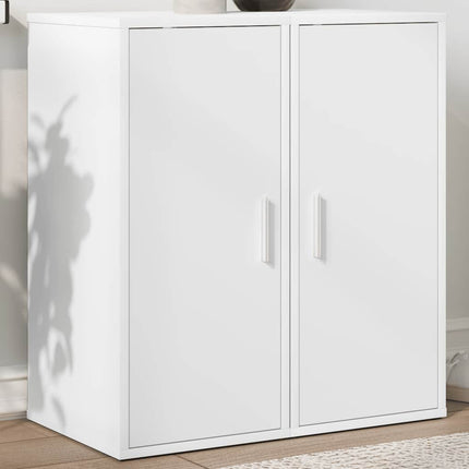 Skohyllor 2 st vit 32x35x70 cm konstruerat trä
