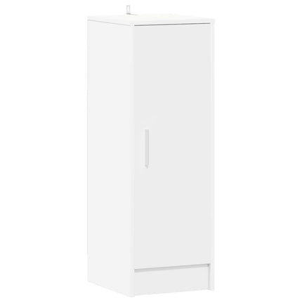 Skoskåp vit 32x35x92 cm konstruerat trä