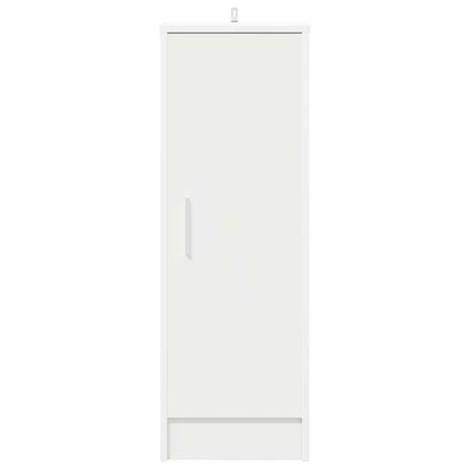 Skoskåp vit 32x35x92 cm konstruerat trä