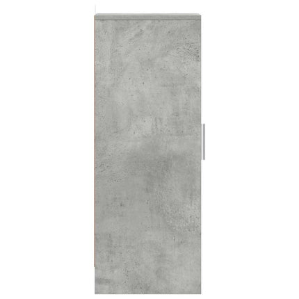 Skoskåp betonggrå 32x35x92 cm konstruerat trä