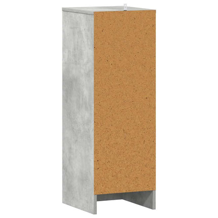 Skoskåp betonggrå 32x35x92 cm konstruerat trä