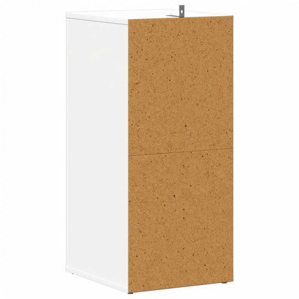 Skoskåp vit 31,5x35x70 cm konstruerat trä