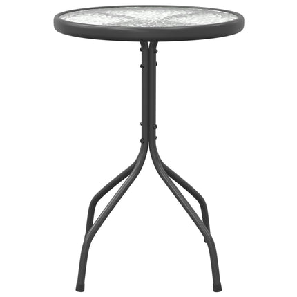 Trädgårdsbord Ø50x71 cm stål antracit