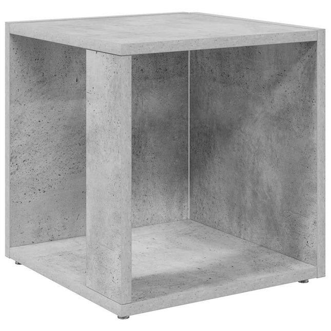 Sidobord betonggrå 33x33x34,5 cm konstruerat trä