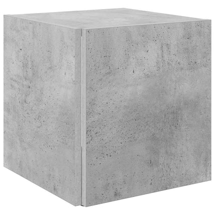 Sidobord betonggrå 33x33x34,5 cm konstruerat trä