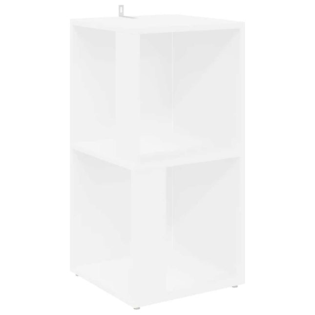Hörnskåp vit 33x33x67 cm konstruerat trä