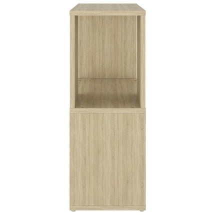 Bokhylla sonoma-ek 60x24x63 cm konstruerat trä