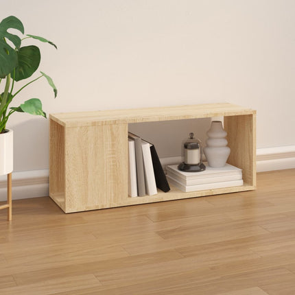 Tv-bänk sonoma-ek 80x24x32 cm konstruerat trä