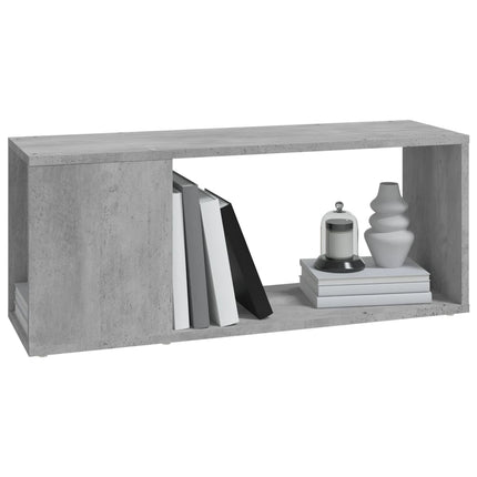 Tv-bänk betonggrå 80x24x32 cm konstruerat trä