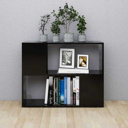 TV-bänk svart 80x24x63 cm konstruerat trä