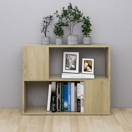 Tv-bänk sonoma-ek 80x24x63 cm konstruerat trä