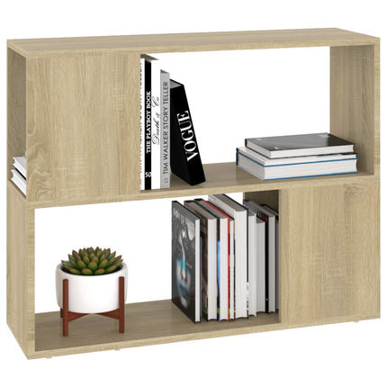 Tv-bänk sonoma-ek 80x24x63 cm konstruerat trä