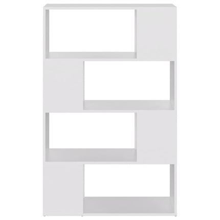 Bokhylla/Rumsavdelare vit 80x24x124,5 cm konstruerat trä