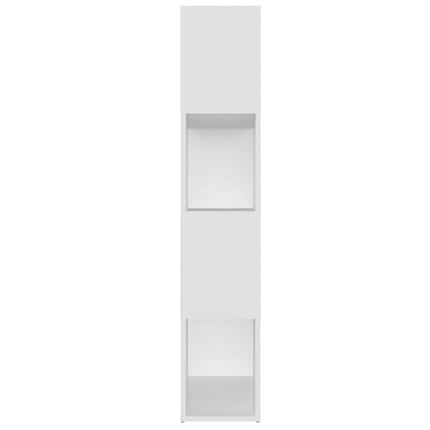Bokhylla/Rumsavdelare vit 80x24x124,5 cm konstruerat trä