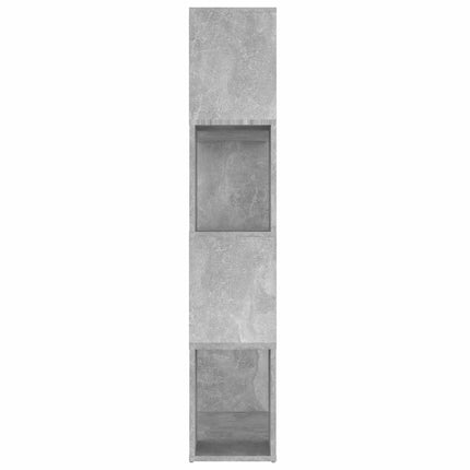 Bokhylla/Rumsavdelare betonggrå 80x24x124,5 cm konstruerat trä
