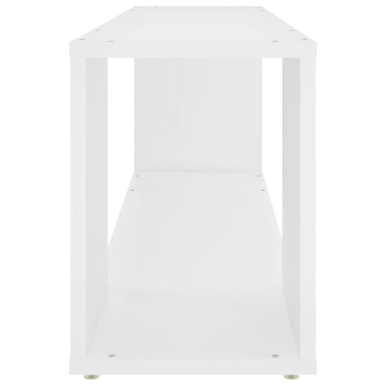 Tv-bänk vit 100x24x32 cm konstruerat trä
