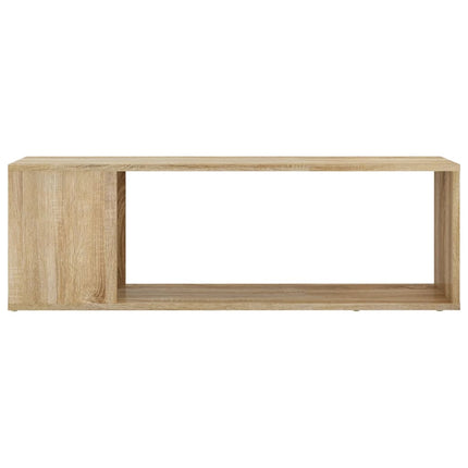 Tv-bänk sonoma-ek 100x24x32 cm konstruerat trä