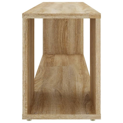 Tv-bänk sonoma-ek 100x24x32 cm konstruerat trä
