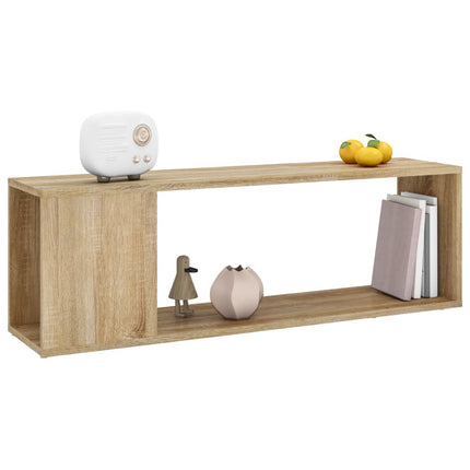 Tv-bänk sonoma-ek 100x24x32 cm konstruerat trä
