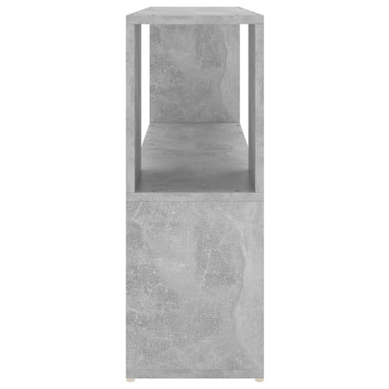 Bokhylla betonggrå 100x24x63 cm konstruerat trä